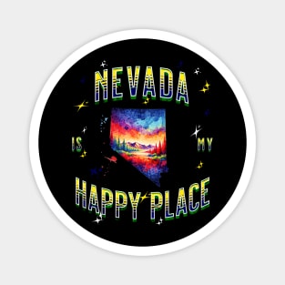 Nevada is my Happy Place Magnet